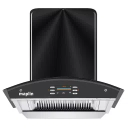Maplin SS90 1400CMH 90cm Stainless Steel Black Voice Control Auto Clean LPG & Sensor Kitchen Chimney-image-18