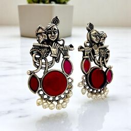 M55 Contemporary Drop Earrings-25