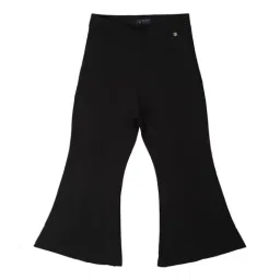 Allen Solly Junior Black Solid Trousers-image-83