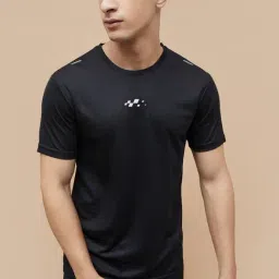 Fame Forever By Lifestyle Black Regular Fit Printed Sports T-Shirt-picture-43