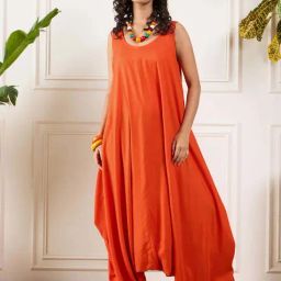 Inweave Orange Regular Fit Jumpsuit-picture-11