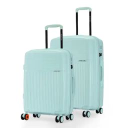 Nasher Miles Krabi Cool Mint 8 Wheels Medium Hard Cabin Trolley Bag Set of 2-image-67