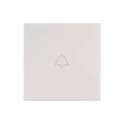 Legrand Bell Push Myrius Classic White 6 Amp 2 Module 1 Way, 6792 22-39