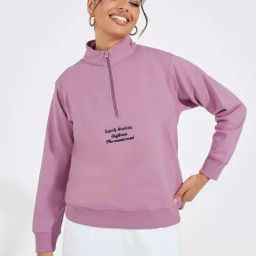 Styli Lilac Embroidered Sweatshirt-image-82