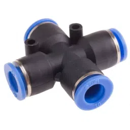 RS PRO Cross Tube-to-Tube Adaptor Push In 10 mm to Push In 10 mm, 9160930-picture-46