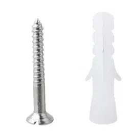 Lovely 30 mm Nylon Wall Plug/Sleeve with Steel Screw - Set of 20 Pcs. BB_T00-picture-46