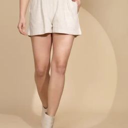 Global Republic Beige Regular Fit Shorts-image-41