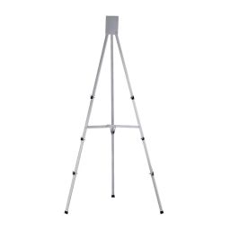 EDUWAY Deluxe Foldable Easel Stand Grey Adjustable Up to 152x91 cm (5x3 Feet)-picture-18