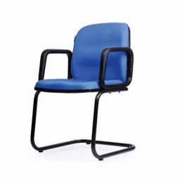 Vassio Visitor Chair 5 Nylon Wheels Blue, V-Chair110-picture-12