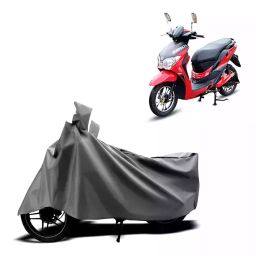 Auto Pearl Two Wheeler Cover with Bag for Hero Electric Electric Dash BS6, Silver-image-66