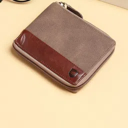 SAMTROH Unisex Striped Zip Around Wallet-24