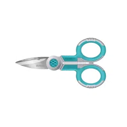 Total THT1155871 5.5 inch Stainless Steel Electrician'S Scissors Silver & Blue-image-28
