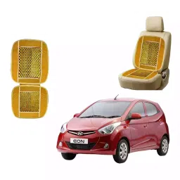 Auto Pearl Polyester, Cotton Vehicle Seating Pad For EonBeige-9
