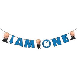 Party Propz Boss Baby Theme I am One Banner Birthday Decoration Kit - Multicolour-image-47