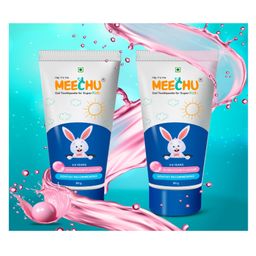 MEECHU Toothpaste Bubblegum Flavour Pack of 2 - 160 g-image-0