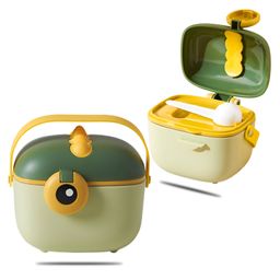 Bembika Milk Powder Storage Container with Scoop and Leveler - Green(400 ml)-13