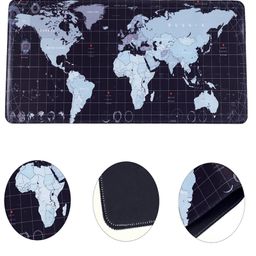MUREN Jumbo Key Board World map learning Anti-Slip Mouse Pad 80x30cm - Black-21