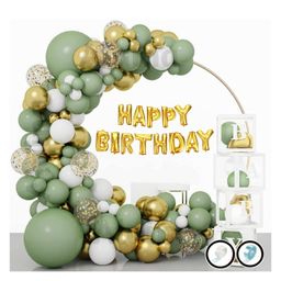 Bubble Trouble Happy Birthday Decoration Items 67 Pcs Combo Pack for Boys Girls - Happy Birthday Foil Balloons, Confetti Balloons, Chrome Balloons, Pastel Balloons, Balloons Arch Strip & Glue Dots for Birthday Celebration | Birthday Balloon-image-49