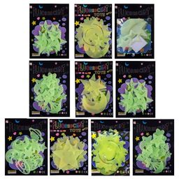 Birthday Popper 20 Pcs Radium Assorted Theme Glow in The Dark Stickers- Birthday Return Gifts for Boys & Girls-24