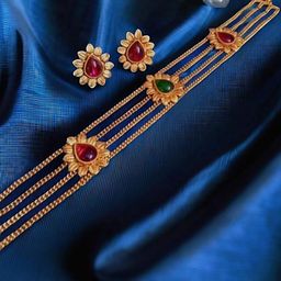 BlingNation Unisex Gold-Plated Alloy Jewellery Set-image-67
