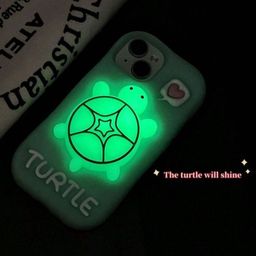 CASE CREATION iPhone 15 Real 3D Turtle Cartoon Back Case Mobile Accessories image 2