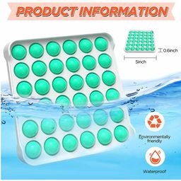 FunBlast Square Shape Pop Bubble Stress Relieving Silicone Pop It Fidget Toy (Colour May Vary) image 4