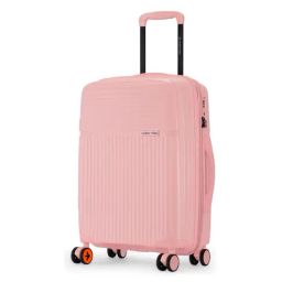 Nasher Miles Krabi Peach 8 Wheels Small Hard Cabin Trolley Bag-image-96