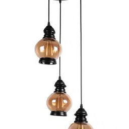DecorativeRay Copper & Black Hanging Light - Set of 1-image-31