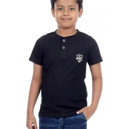 3PIN Boys Black Cotton Regular Fit T-Shirt-picture-27