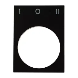 RS PRO Legend Plate for Use with Ptec Push Button I-O-II, 1753959-47