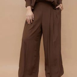 Code By Lifestyle Brown Regular Fit Trousers-53