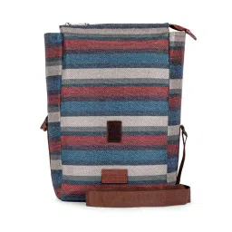 ZOUK Multicolor Striped Handbag image 4