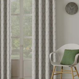 DDECOR Live Beautiful White Polyester 7 ft Door Curtain-image-75