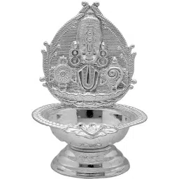 Sri Jagdamba Pearls Govinda 0.8 Silver Diya-image-27