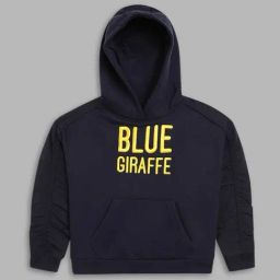 Blue Giraffe Kids Navy Regular Fit Hoodie-image-54
