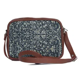 ZOUK Green Printed Small Cross Body Bag-7