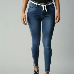 showoffff SHOWOFF Skinny Fit Clean Look Blue Jeans-picture-40