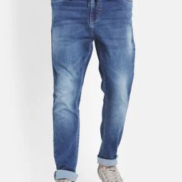 Octave Blue Regular Fit Lightly Washed Jeans-image-38