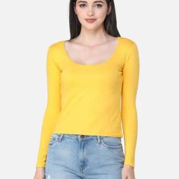 Cation Yellow Full Sleeves Top-image-24