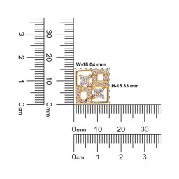 c. krishniah chetty group CKC Radiant Charm: Fancy Diamond Stud image 4