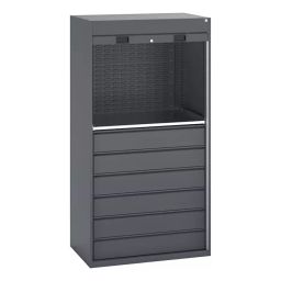 Bott 1 Door 6 Drawer Sheet Steel Floor Standing Cupboard 1050x650x2000 mm, 40201024.77v-image-31