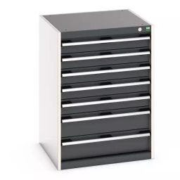 Bott 7 Drawer Sheet Steel Floor Standing Cabinet 650x650x900 mm, 40019051.19V-image-90