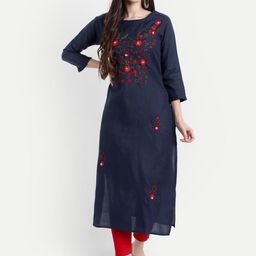 4u Fashion Women Thread Work Kurta-23