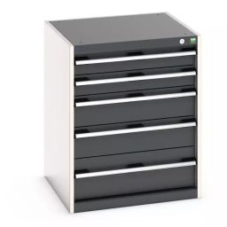 Bott 5 Drawer Sheet Steel Floor Standing Cabinet 650x650x800 mm, 40019035.19V-image-78