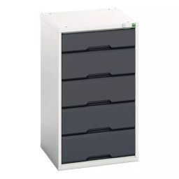 Bott 5 Drawer Sheet Steel Floor Standing Cabinet 525x550x900 mm, 16925017.19-image-86