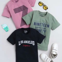 Fourfolds Unisex Multicolor Printed T-Shirt-image-10