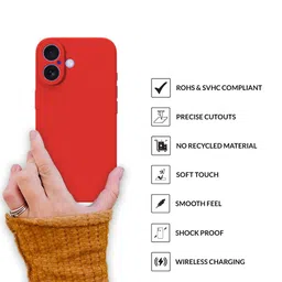 SPRIG Solid Printed iPhone 16 Back Case Mobile Accessories image 3