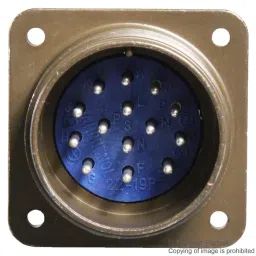 AMPHENOL INDUSTRIAL CIRCULAR CONNECTOR, RECEPTACLE, SIZE 22, 14 POSITION, BOX, 97-3102A-22-19P-image-99