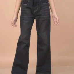Crimsoune Club Girls Black Solid Jeans-picture-48
