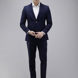 Park Avenue Self Design Super Slim Fit Single Breasted 2 Piece Party Suits-image-76